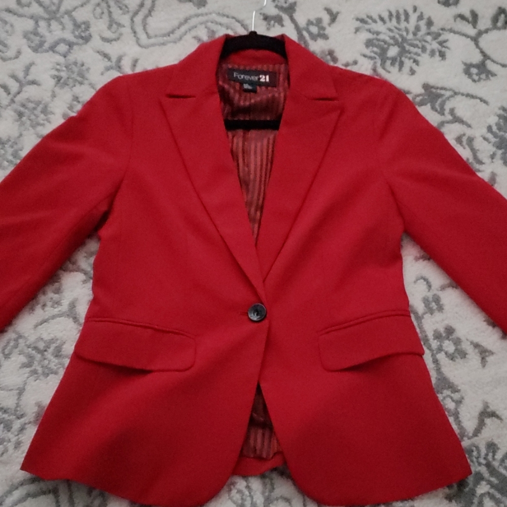 Red blazer